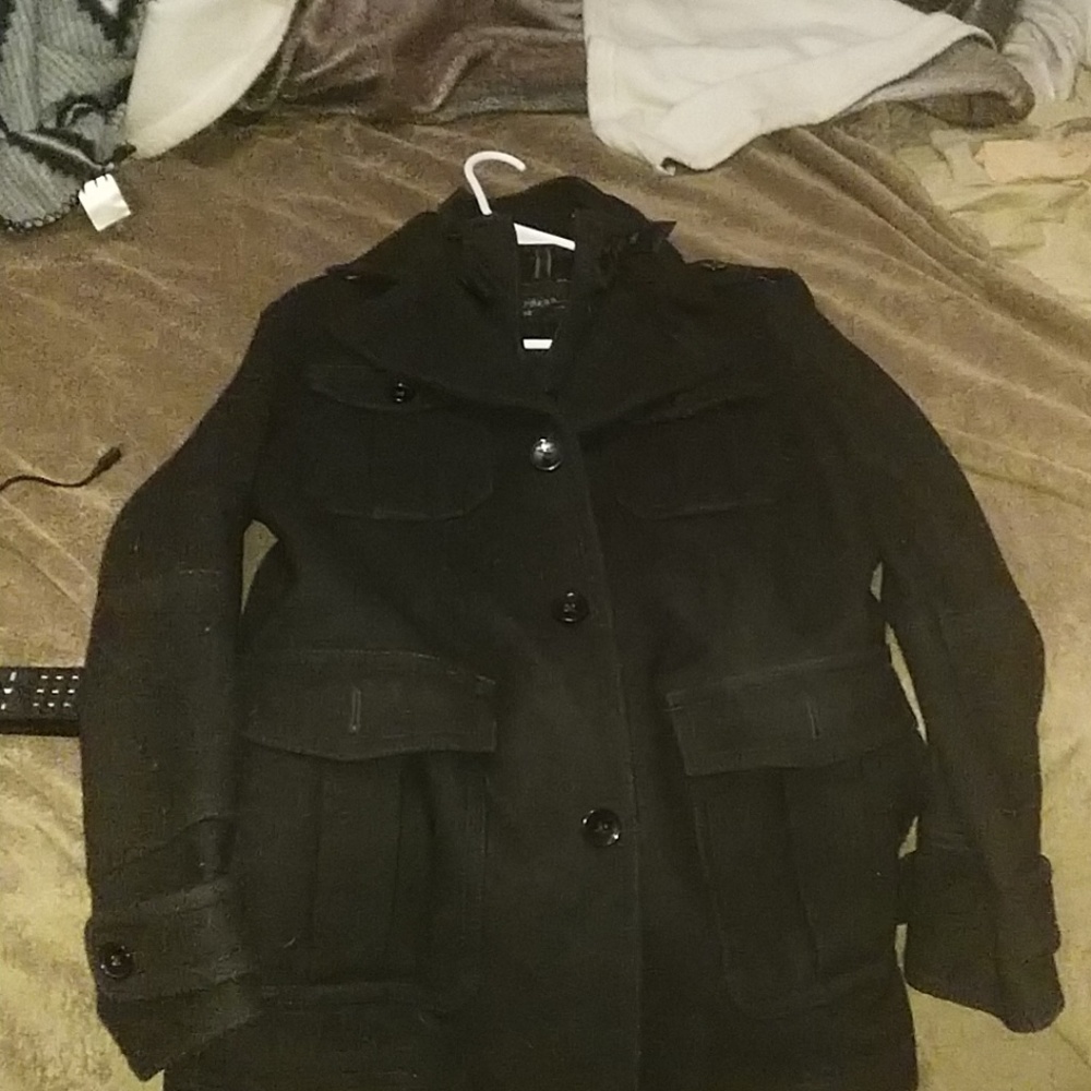 Express Men's upgraded peacoat style jacket